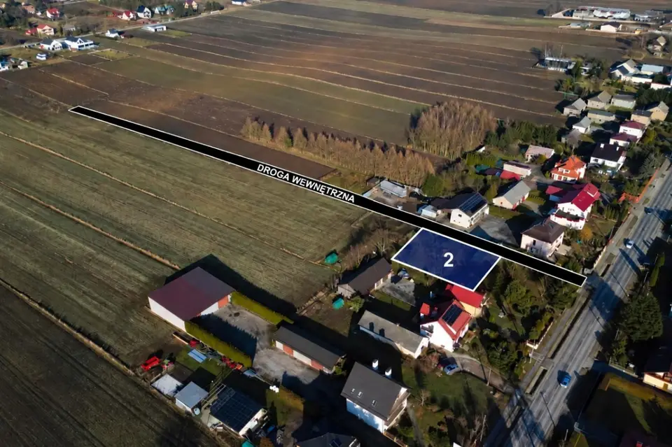 Działka budowlana 970 m², Miechów