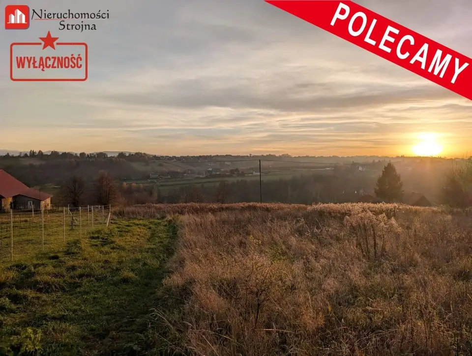 Działka budowlana 1 351 m², Chorągwica
