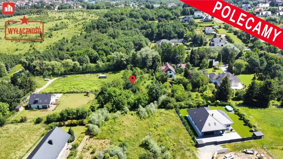 Działka budowlana 2 300 m², Lednica Górna