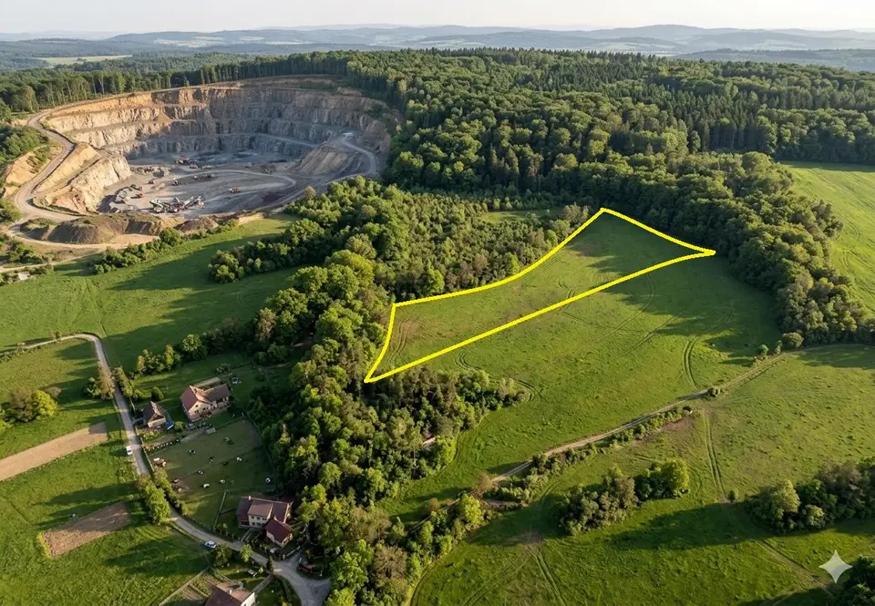 Działka rolna 3,46 ha, Leszna Górna