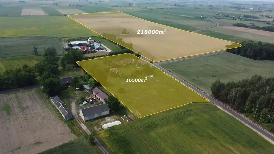 Działka siedliskowa 21,8 ha, Cywiny Wojskie