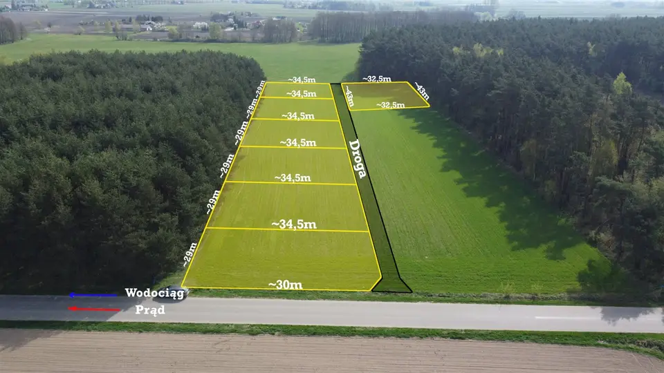 Działka budowlana 1 000 m², Arcelin
