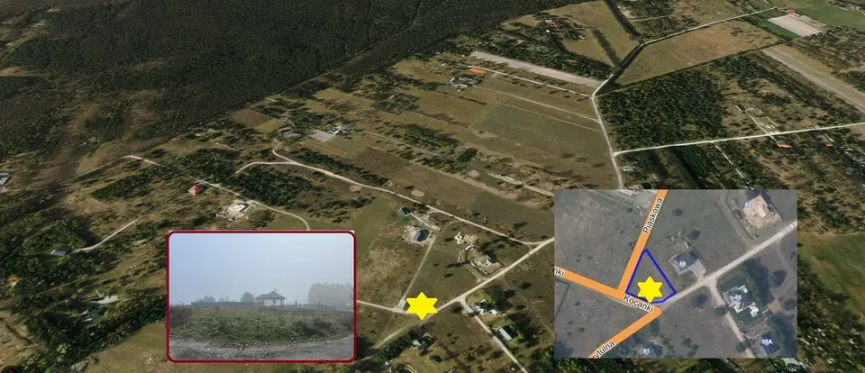 Działka budowlana 1 000 m², Korfowe