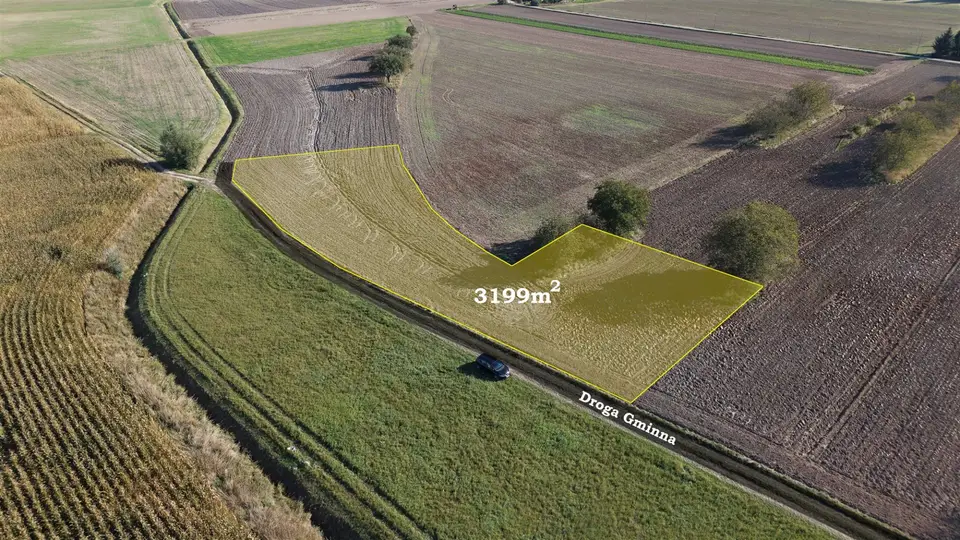 Działka budowlana 3 199 m², Komorów