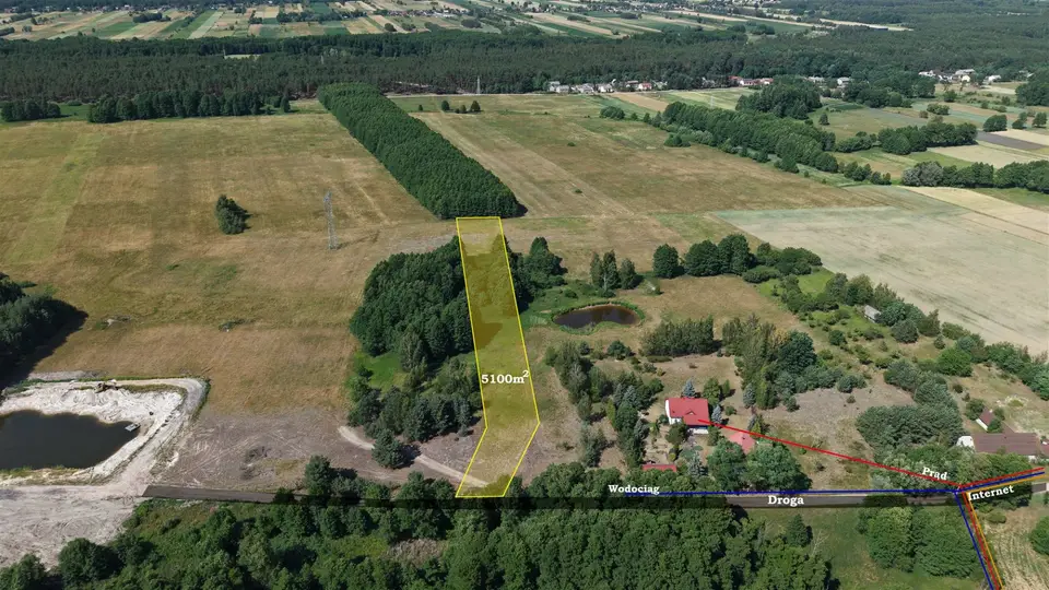 Działka rolna 5 100 m², Radziwiłka
