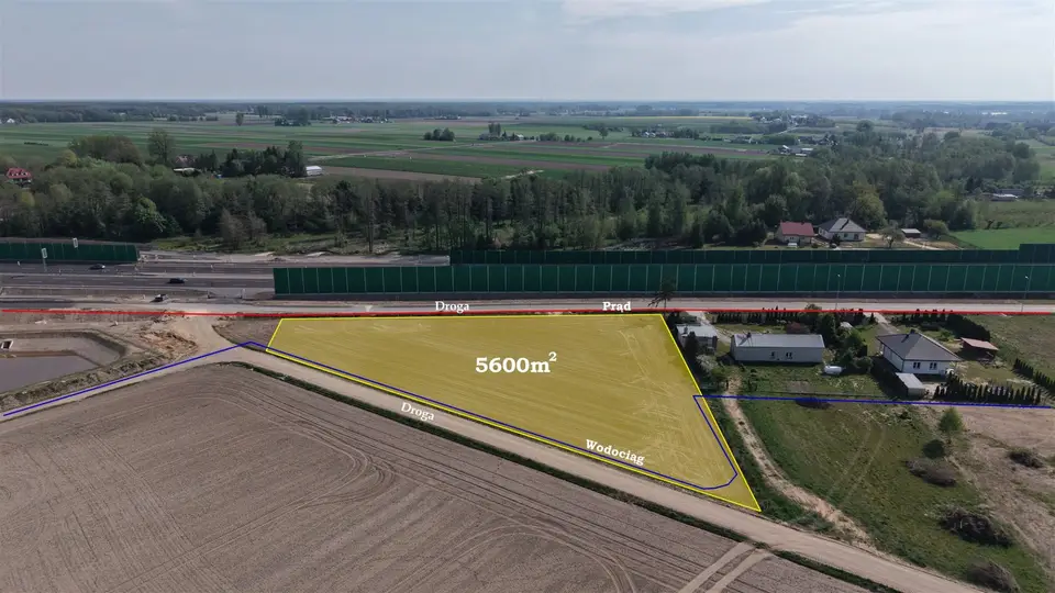 Działka inwestycyjna 5 600 m², Szczytno