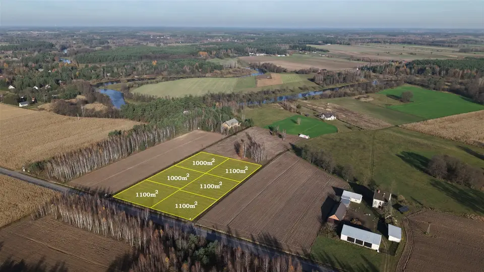 Działka rekreacyjna 1 100 m², Szumlin