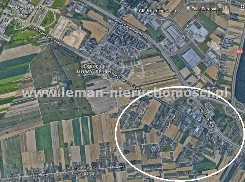 Działka budowlana 4 869 m², Kalinówka