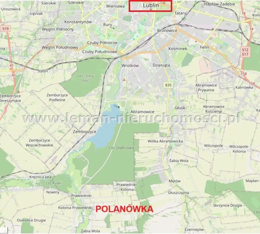 Działka budowlana 1 100 m², Polanówka