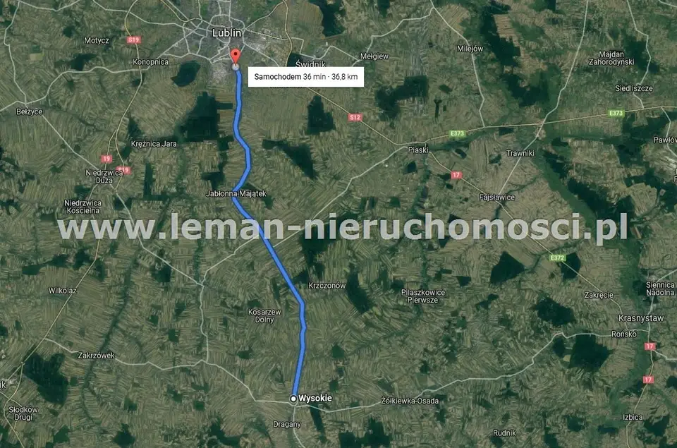 Działka budowlana 1 000 m², Wysokie