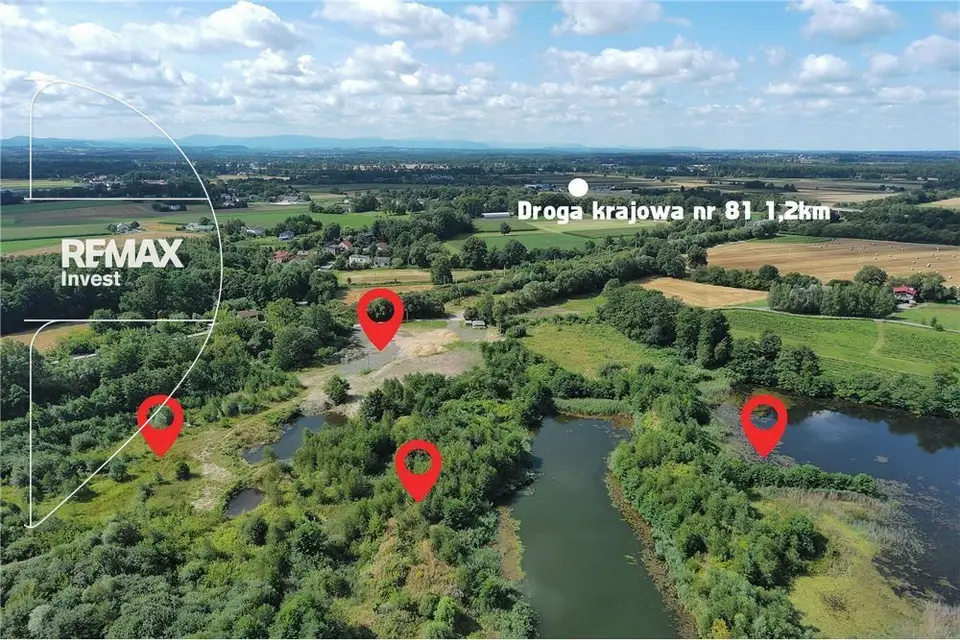 Działka inwestycyjna 5,75 ha, Zabłocie