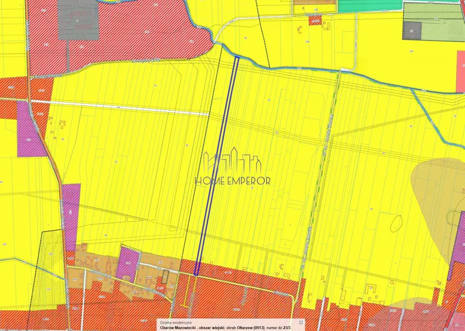 Działka budowlana, inwestycyjna i rolna 2,07 ha, Ołtarzew