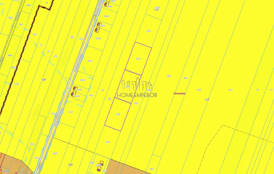 Działka rolna 3 220 m², Domaniew