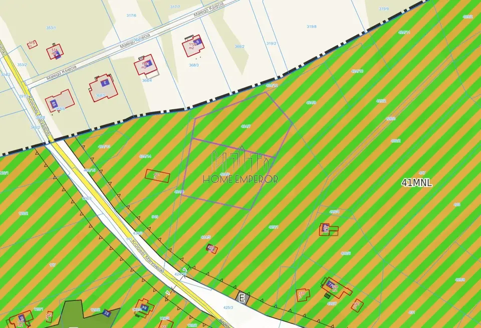 Działka budowlana 2 000 m², Bieganów