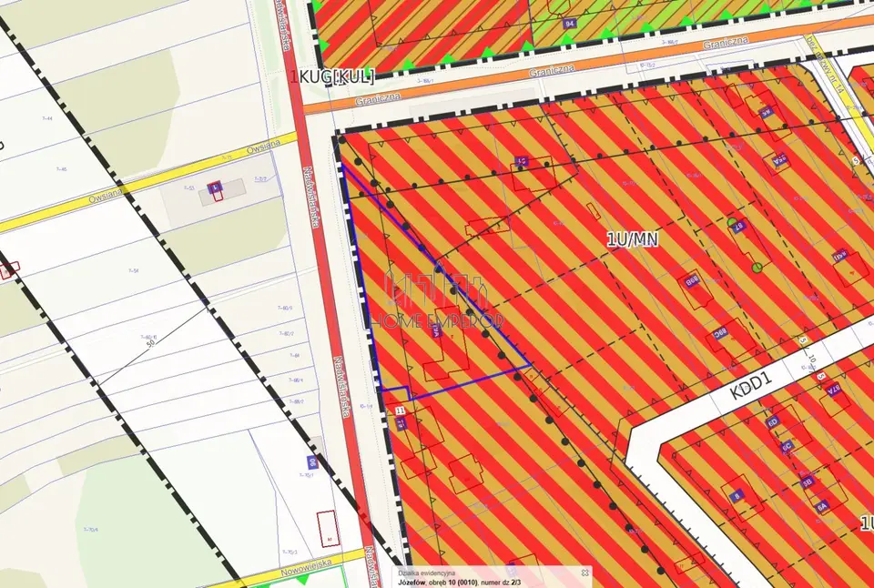 Działka budowlana i inwestycyjna 2 542 m², Józefów, Nowa Wieś