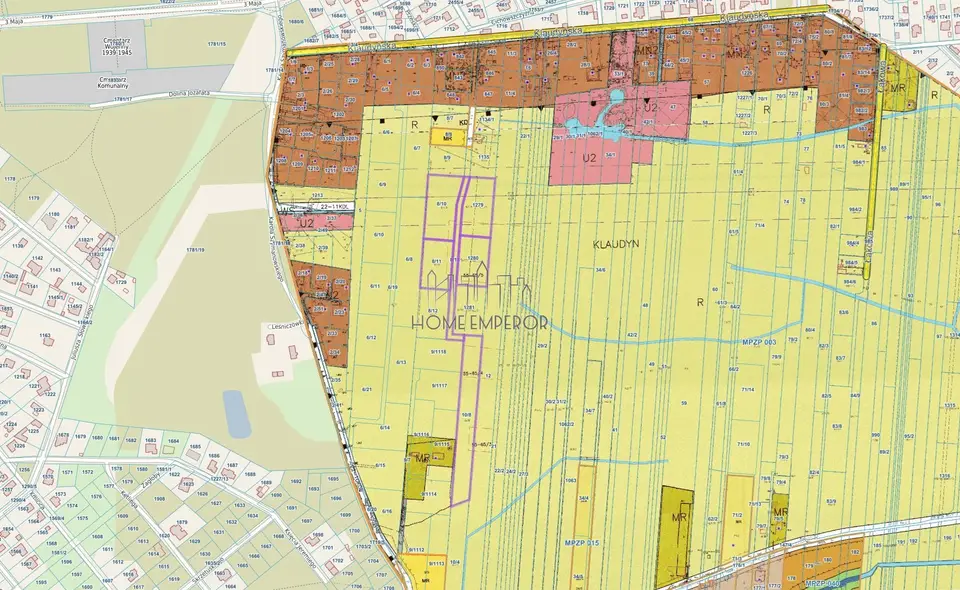 Działka rolna 2,16 ha, Klaudyn