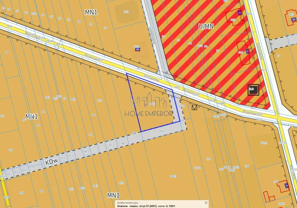 Działka budowlana 1 999 m², Brwinów