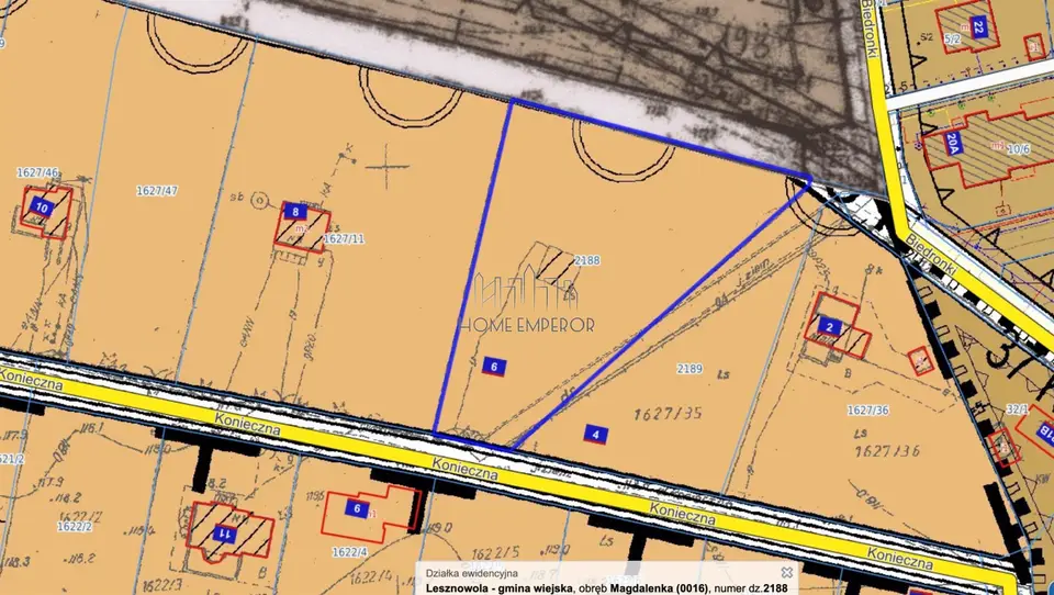 Działka budowlana 3 561 m², Magdalenka