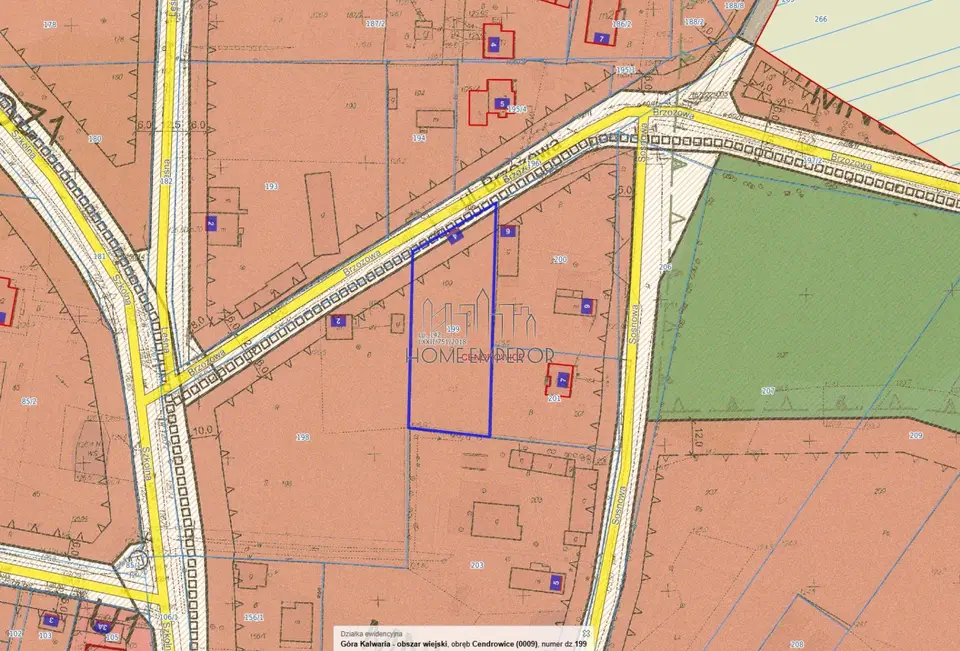 Działka budowlana i inwestycyjna 2 000 m², Cendrowice