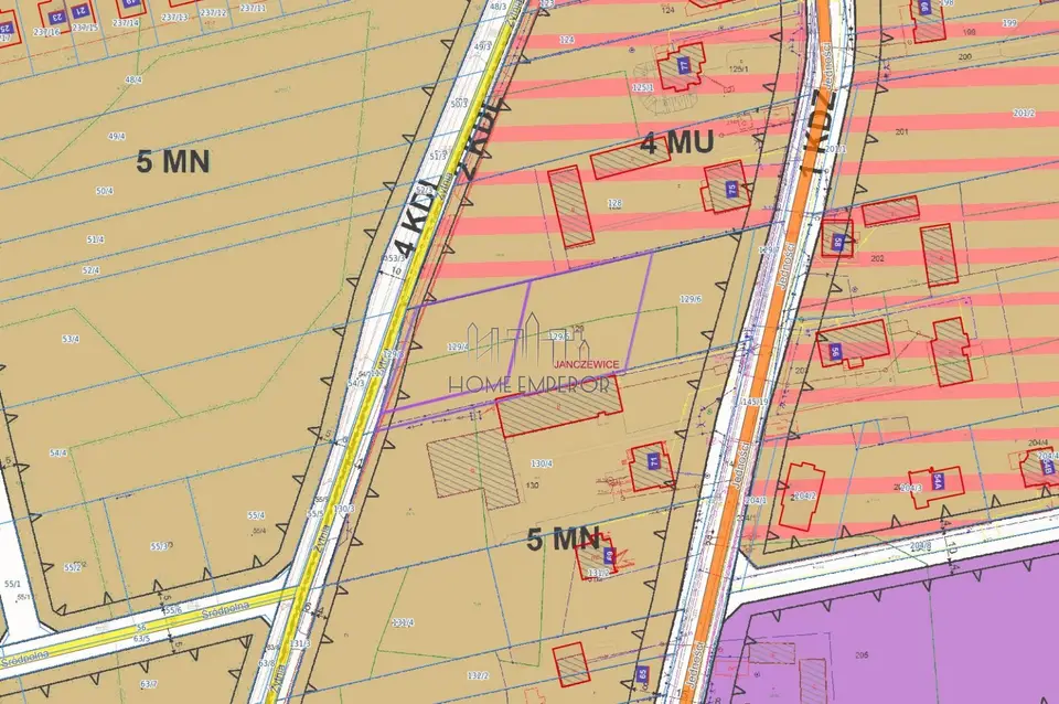 Działka budowlana 2 651 m², Janczewice