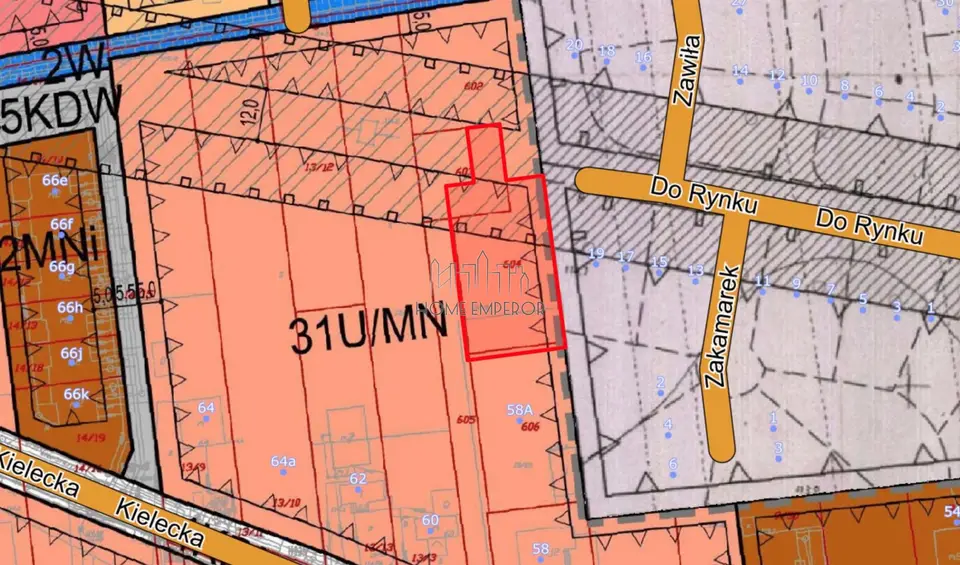 Działka budowlana 992 m², Nowa Iwiczna