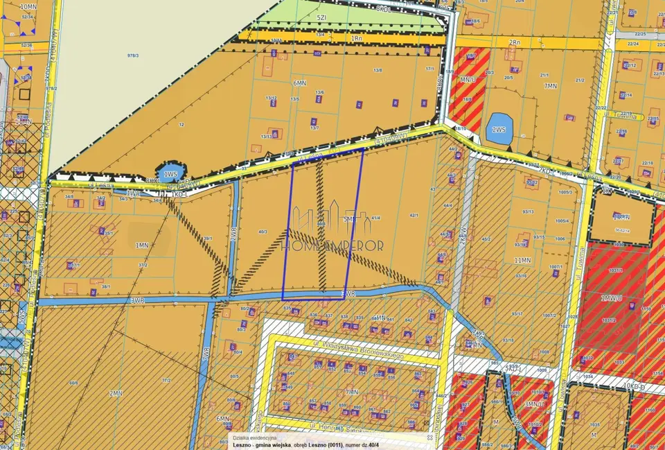 Działka budowlana 8 954 m², Leszno