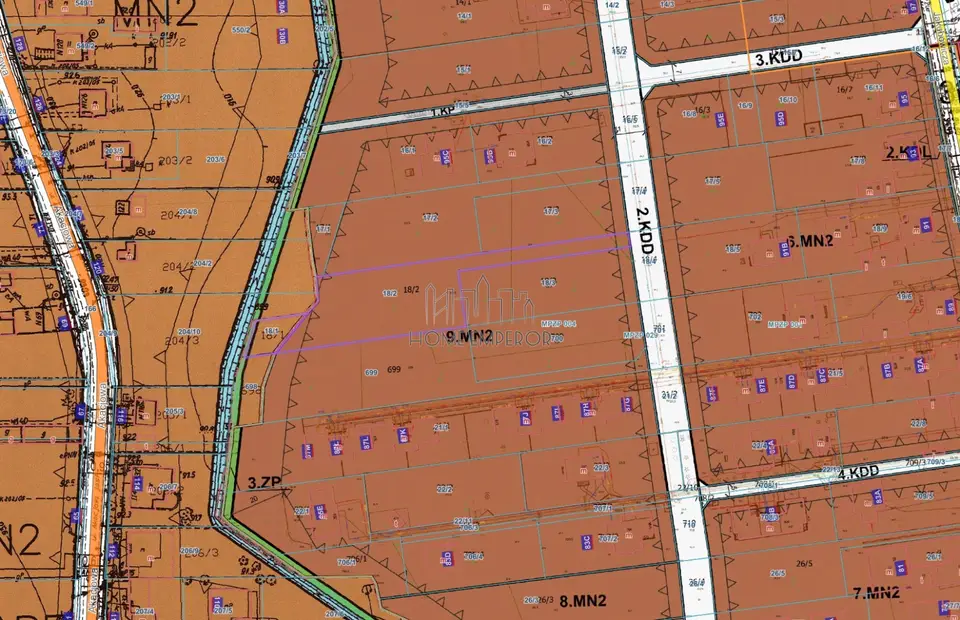 Działka budowlana 1 850 m², Lipków