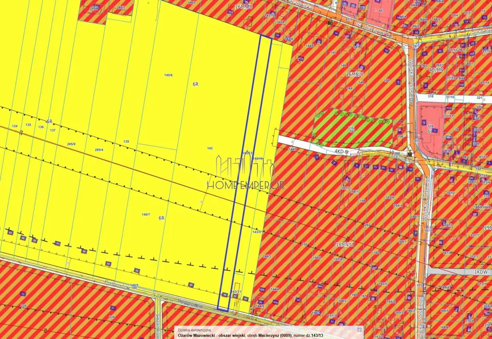 Działka rolna 5 170 m², Macierzysz