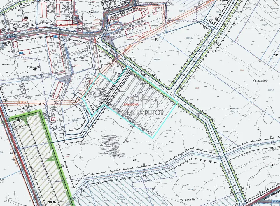 Działka inwestycyjna 3,03 ha, Baniocha