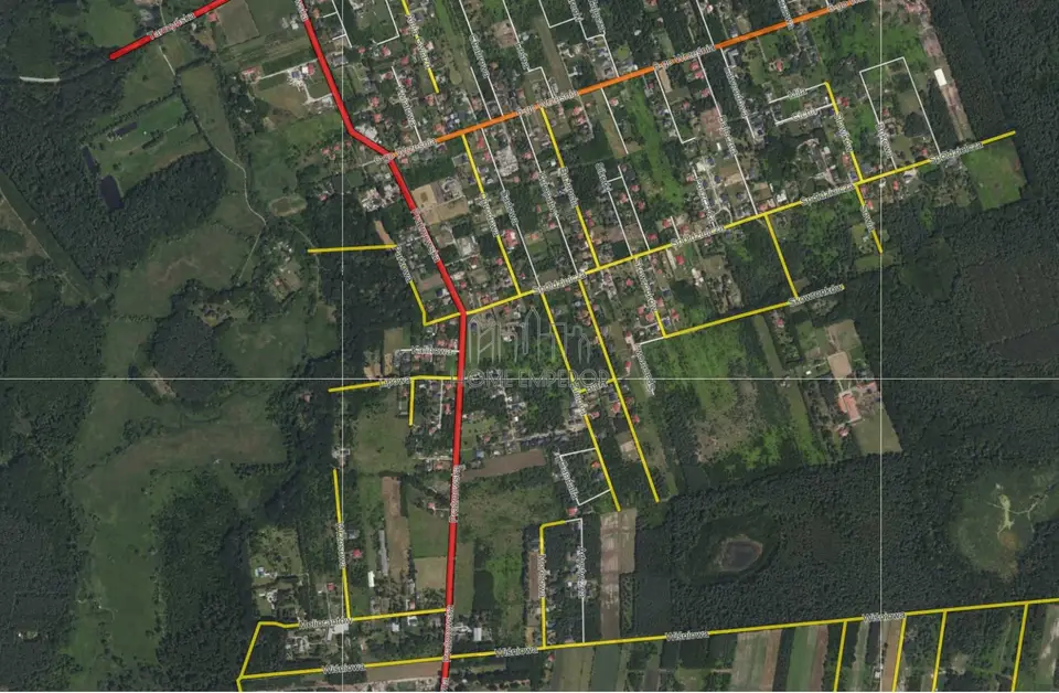 Działka budowlana 1 194 m², Łoś