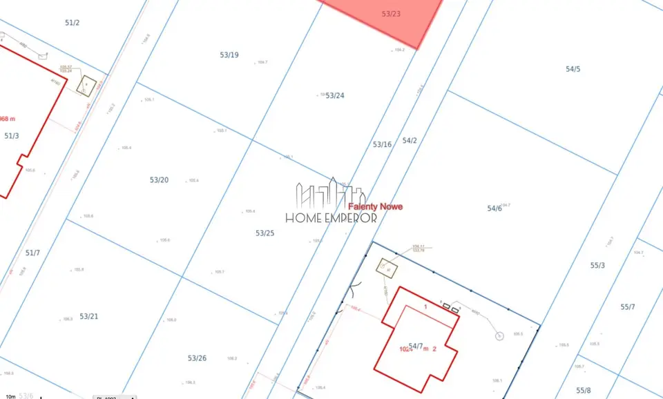 Działka budowlana 1 125 m², Falenty Nowe