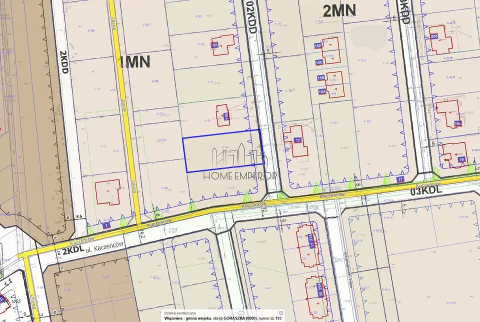 Działka budowlana 1 249 m², Góraszka