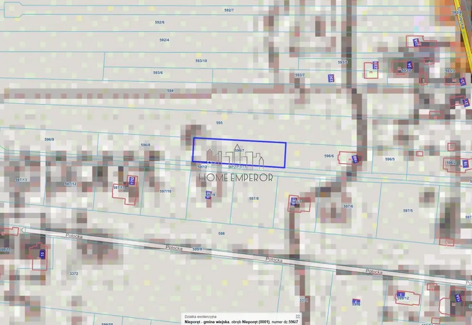 Działka budowlana 1 000 m², Nieporęt