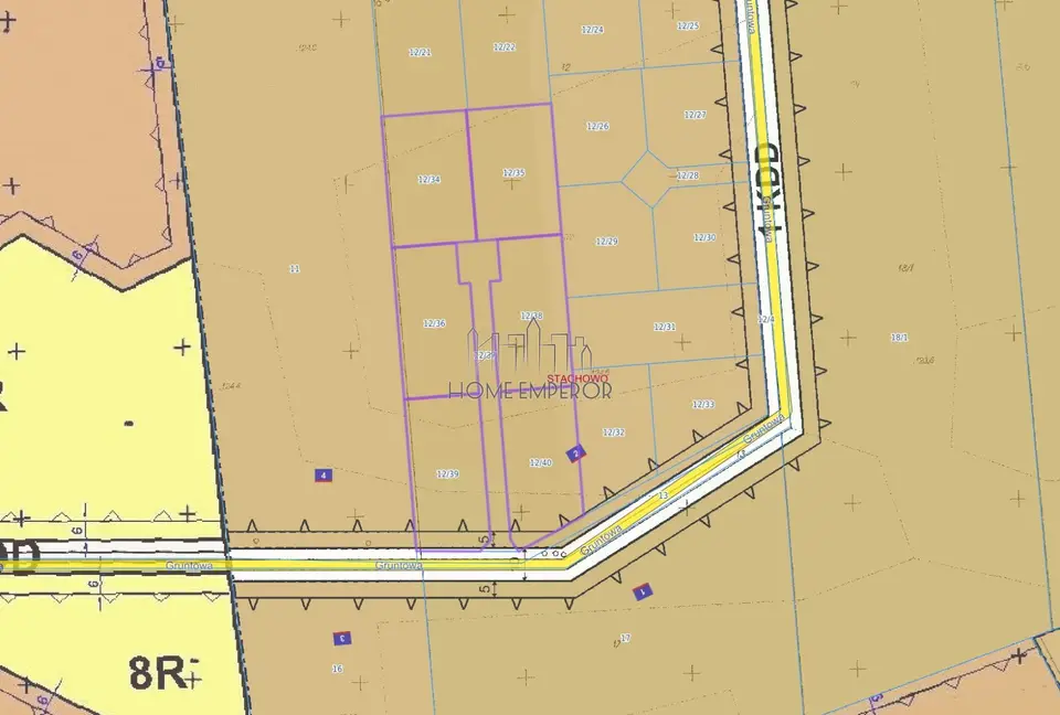Działka budowlana i inwestycyjna 1 020 m², Stachowo