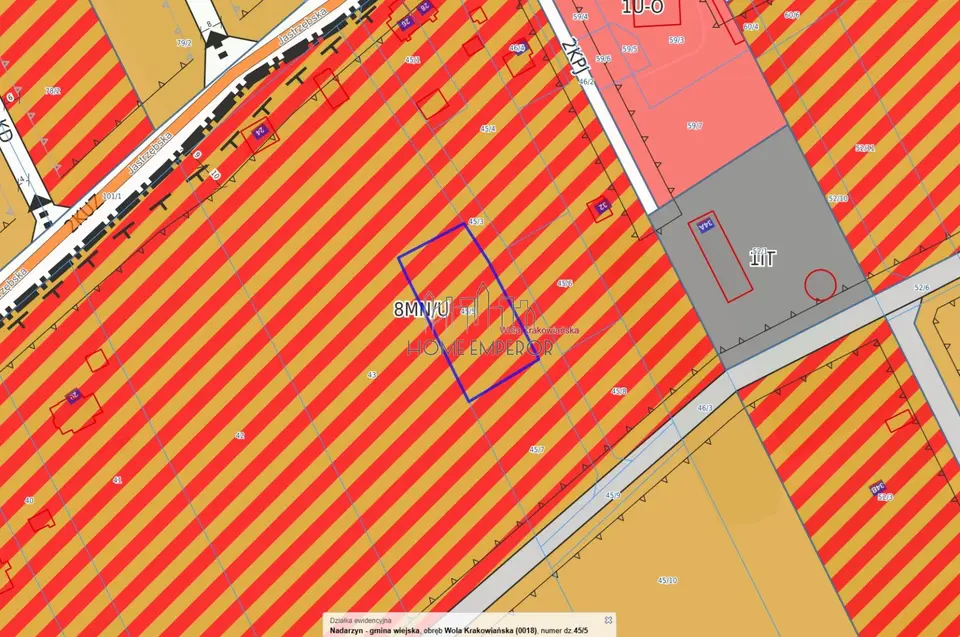 Działka budowlana i inwestycyjna 1 500 m², Wola Krakowiańska
