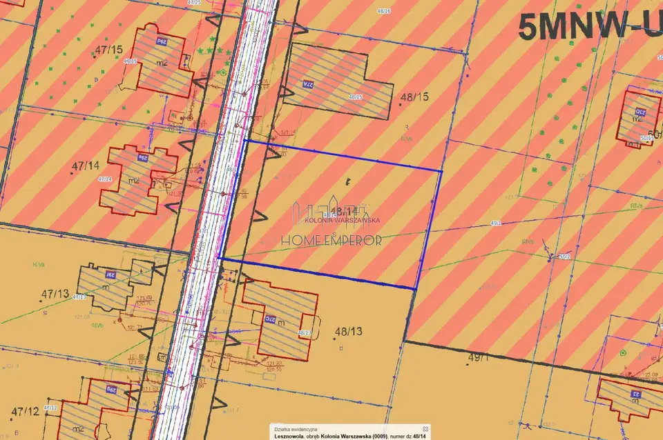 Działka budowlana i inwestycyjna 1 500 m², Kolonia Warszawska