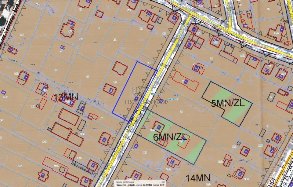 Działka budowlana 1 705 m², Piaseczno, Zalesie Dolne