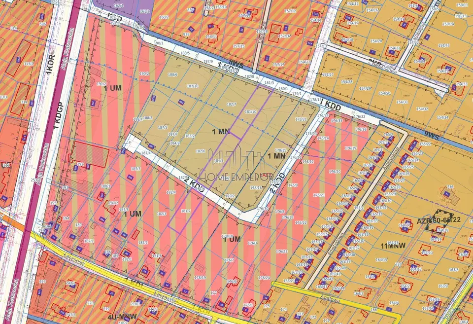 Działka budowlana i inwestycyjna 4 121 m², Łazy