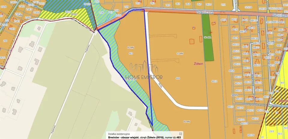 Działka budowlana 4,52 ha, Żółwin