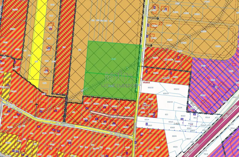 Działka budowlana 2,22 ha, Wolica
