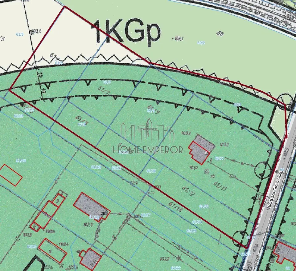 Działka budowlana 1,2 ha, Kierszek
