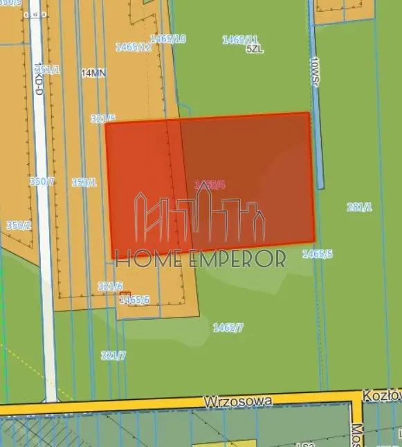 Działka budowlana 2,16 ha, Nadma