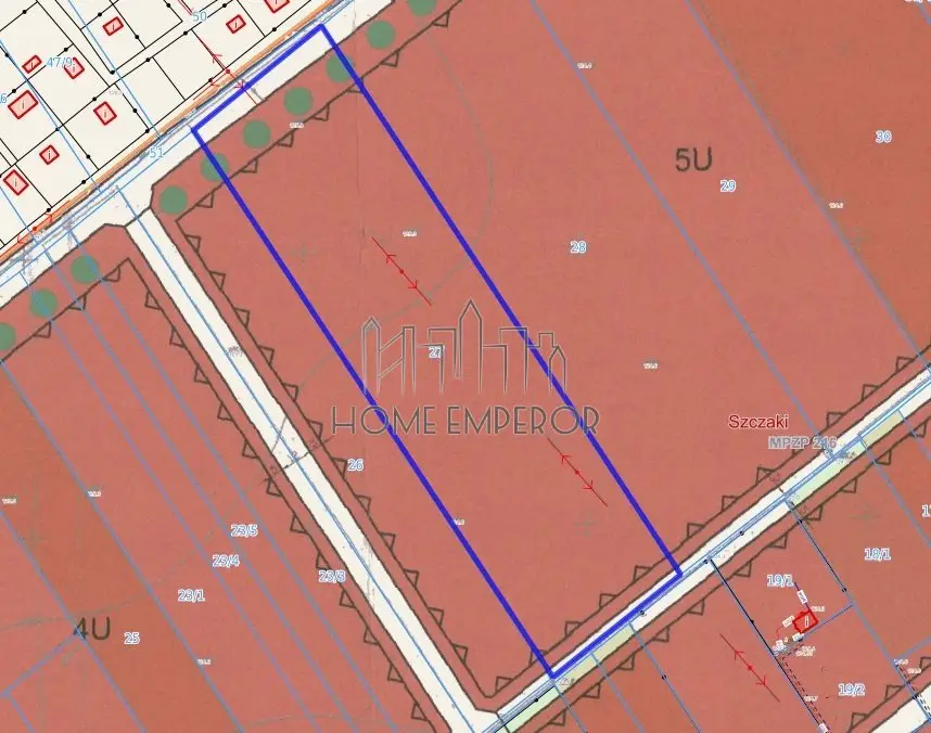 Działka inwestycyjna 1,4 ha, Szczaki
