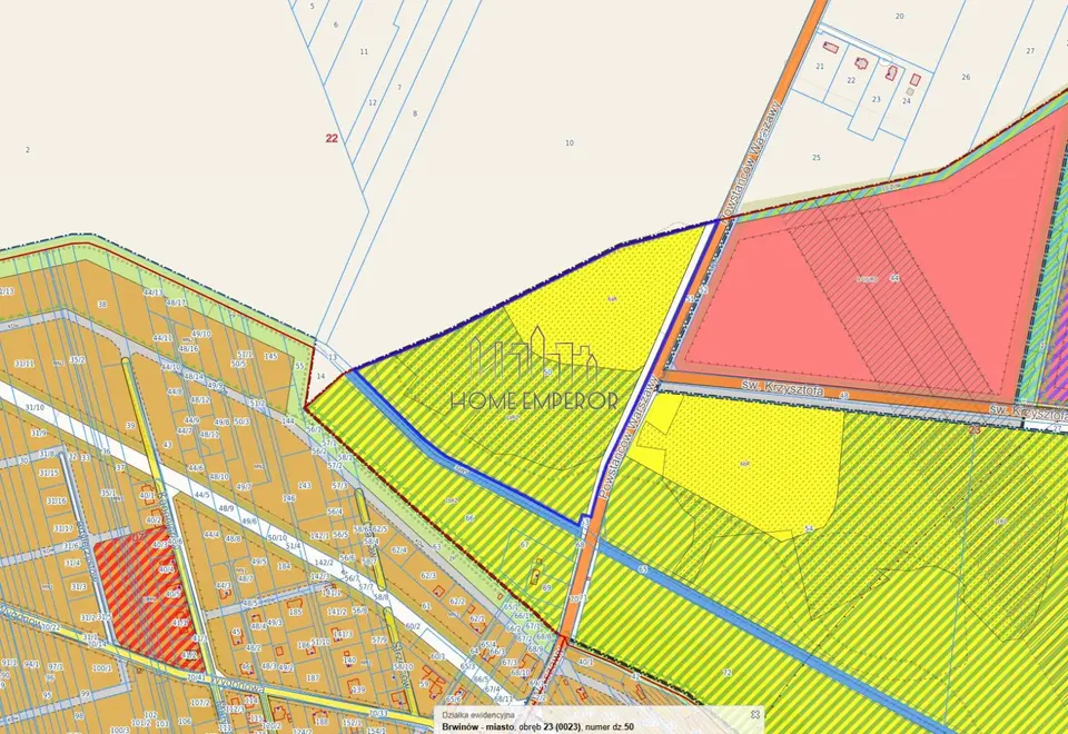 Działka rolna 6,86 ha, Brwinów