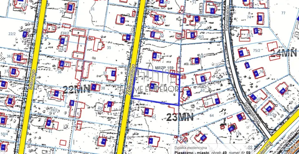Działka budowlana 2 417 m², Piaseczno, Zalesie Dolne