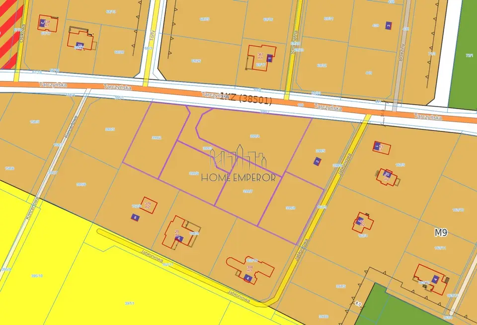 Działka budowlana 1 352 m², Ojrzanów