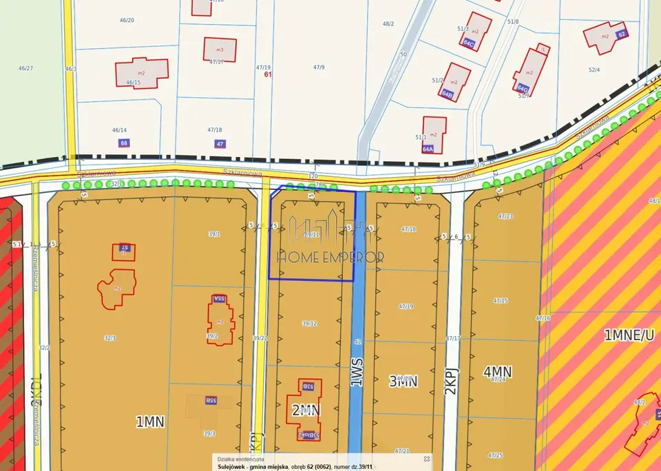 Działka budowlana 1 602 m², Sulejówek, Ratajewo