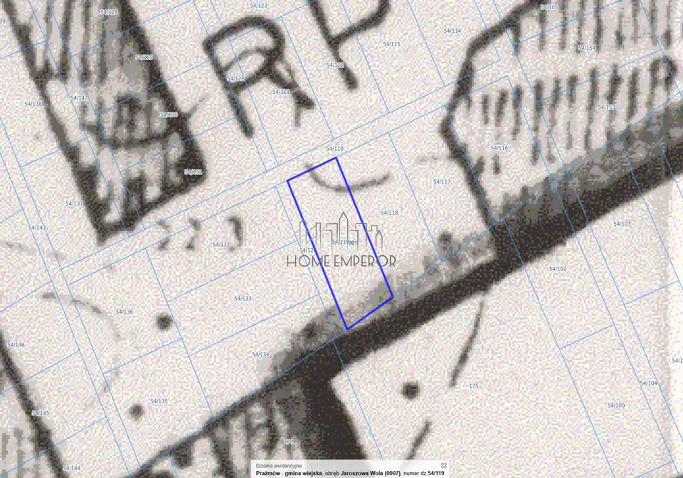 Działka rolna i leśna 1 800 m², Jaroszowa Wola