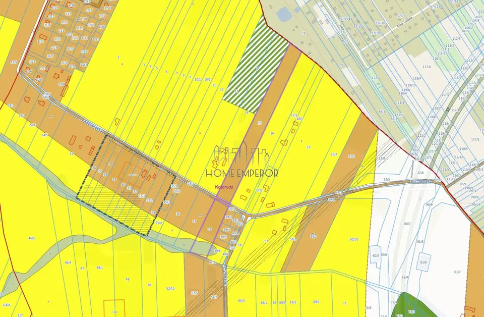 Działka budowlana 2,58 ha, Kotorydz