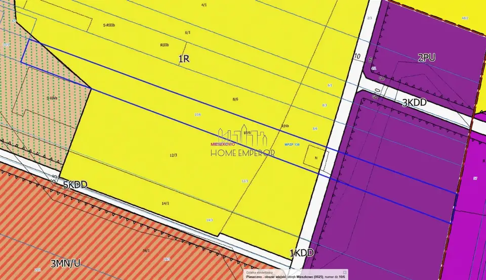 Działka budowlana i inwestycyjna 7 995 m², Mieszkowo